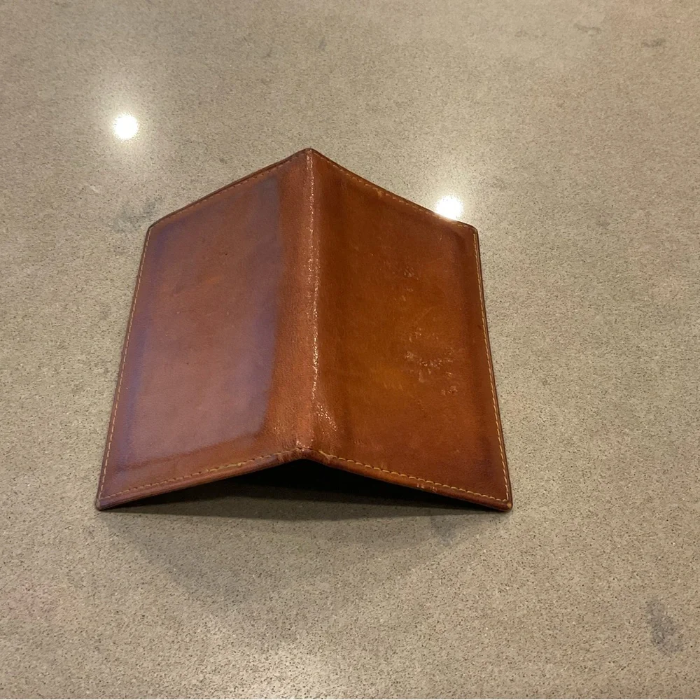 CARD CASE in American Belting Leather by Bosca